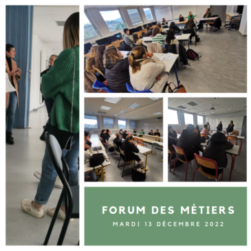 Forum des métiers – 13.12.22