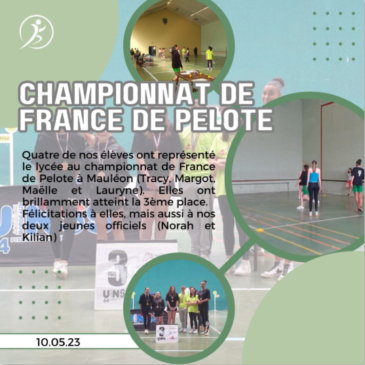 Championnat de France de Pelote à Mauléon – 10.05.23